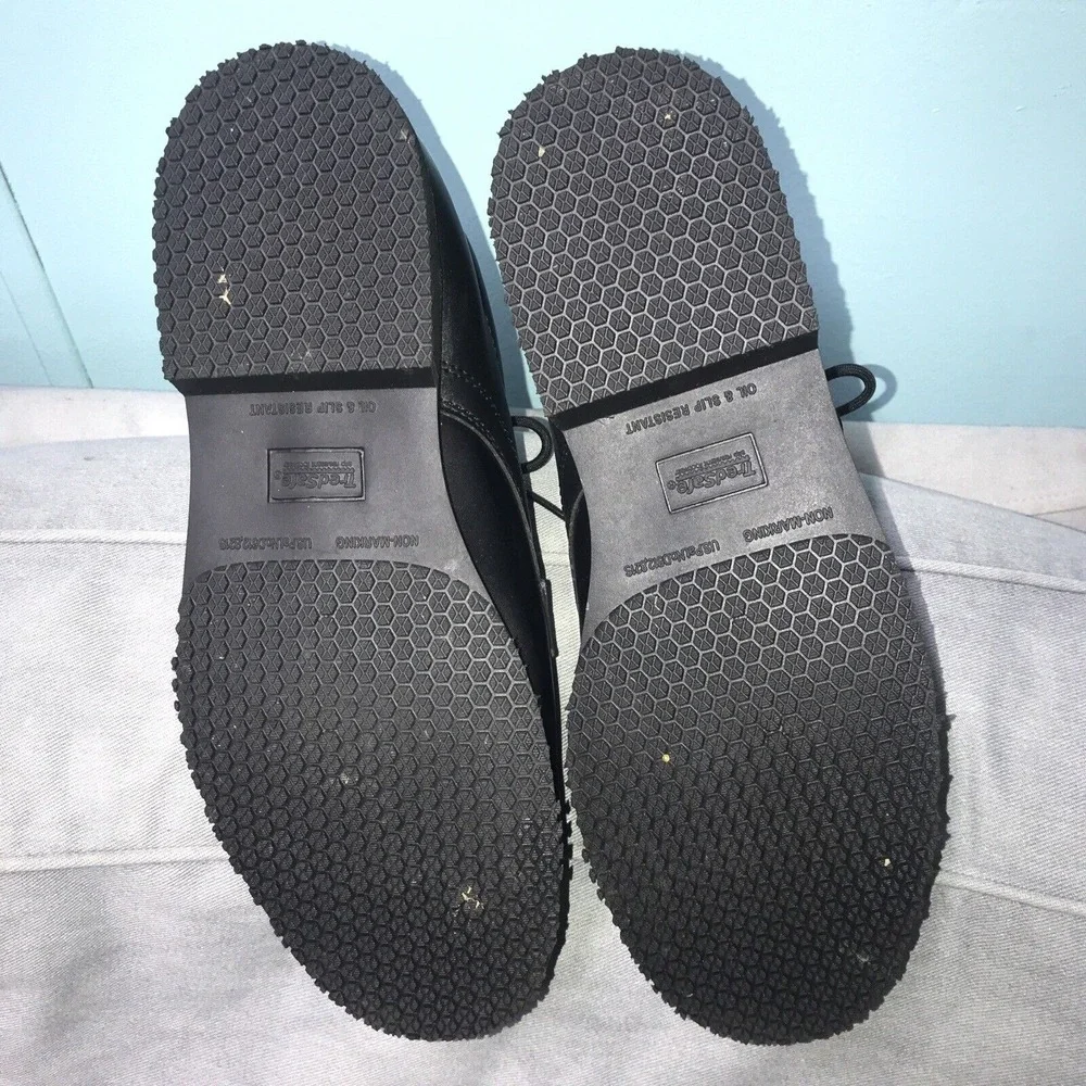Tredsafe Shoes Men's Size 13 Women's 12 Oil & Slip Resistant Black M81211FA